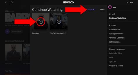 hbo max how to clear continue watching|HBO Max: Clear Your Continue Watching Or Watch History